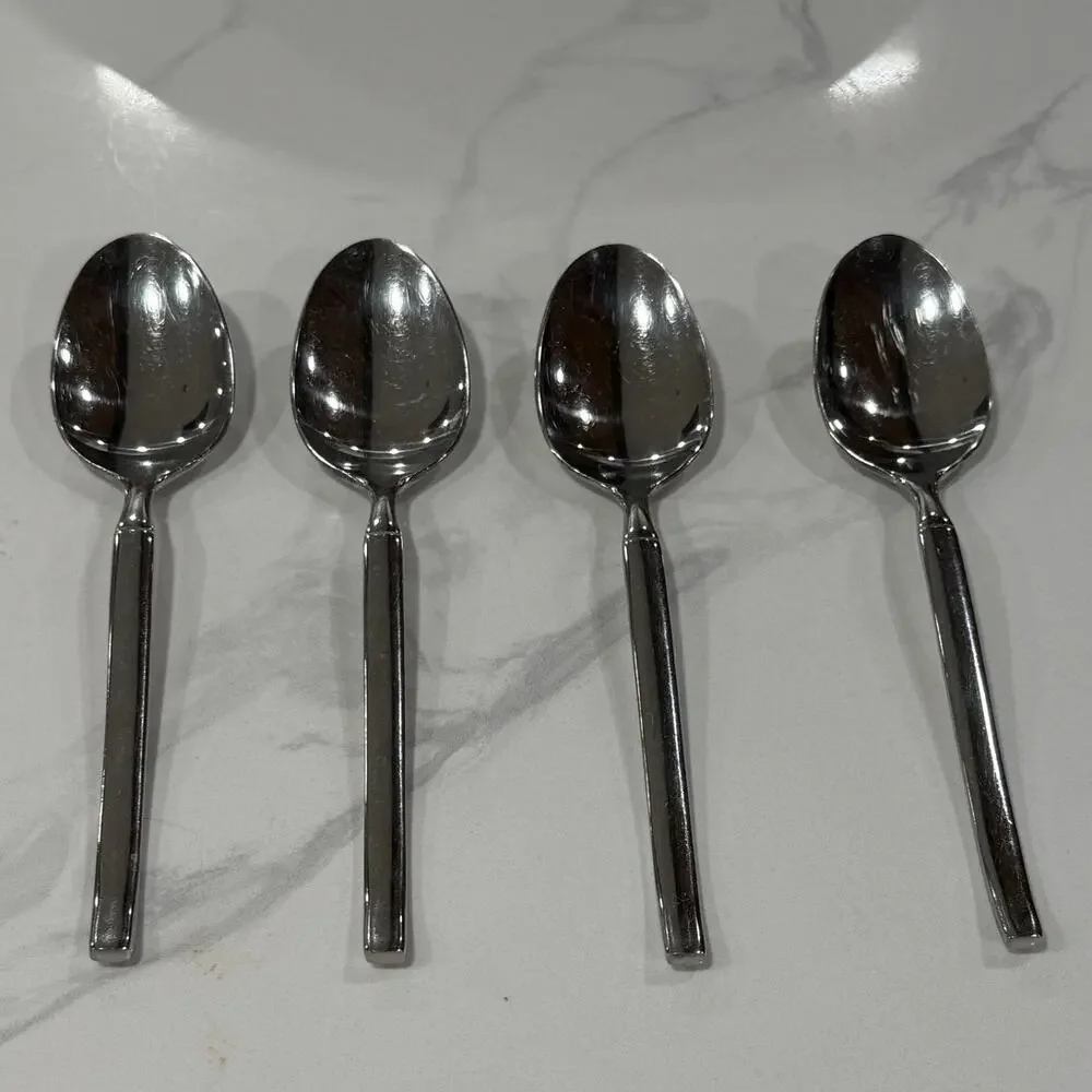 J.A. Henckels HEN72 18/10 Stainless Oval Soup Spoons Set of 4 Replacement